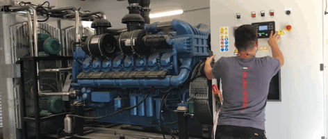 Servizio - Messa in servizio di centrali elettriche diesel